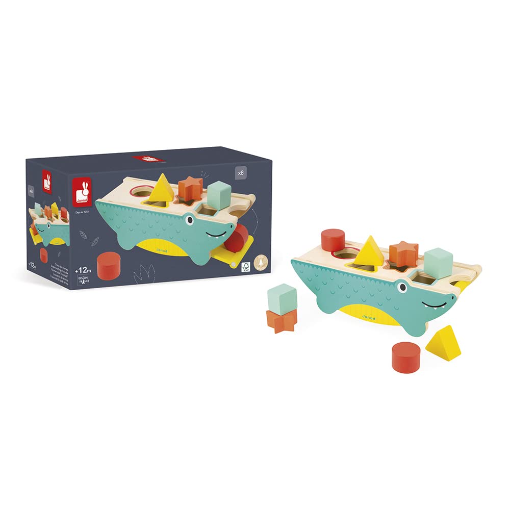 janod-kroko-formensortierer-tropik-holzspielzeug-j08267 image 3