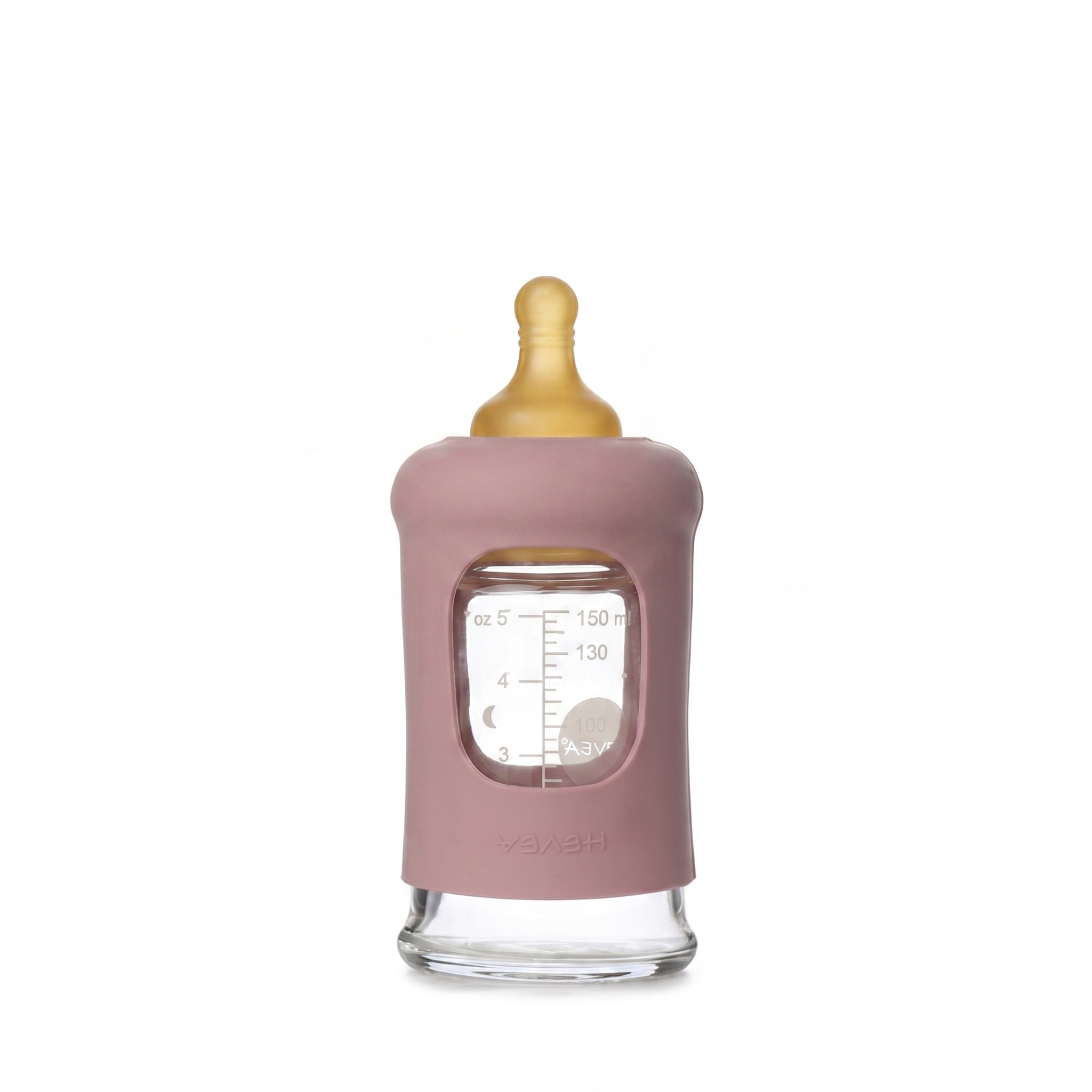 hevea-weithals-baby-glasflasche-mit-h-lle-150ml-single-pack image 4