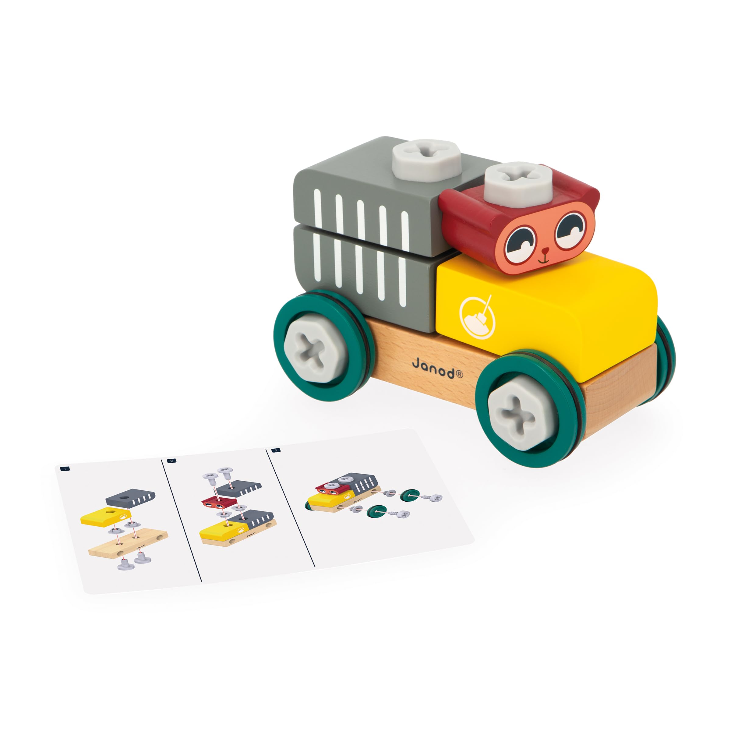 janod-b-ren-bastelauto-konstruktionsspiel-j06458-25-elemente image 3