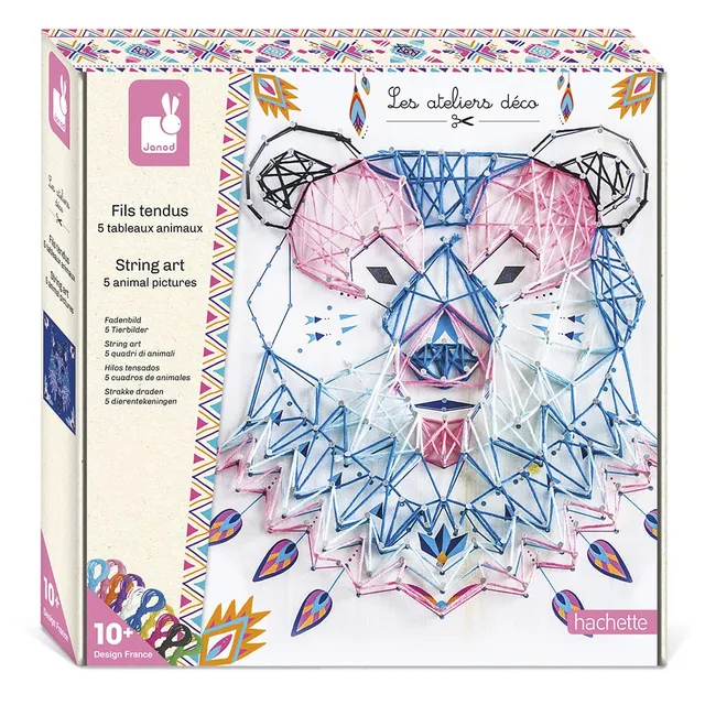 janod-j07912-string-art-box-tiere-kreativset-ab-10-jahren image 1