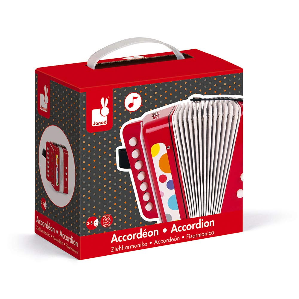 janod-confetti-akkordeon-j07620-rot-kinder-musikinstrument-mit-gurt image 5