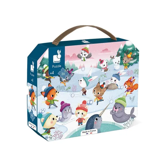 janod-kinderpuzzle-tiere-36-teile-im-koffer image 1