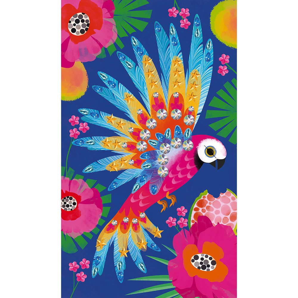 janod-les-ateliers-du-calme-kreativ-set-strass-karten-pfau-3-st-ck image 3