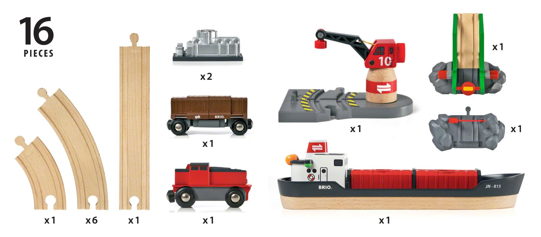 brio-world-33061-container-hafen-set-mit-schiff-und-kran image 2