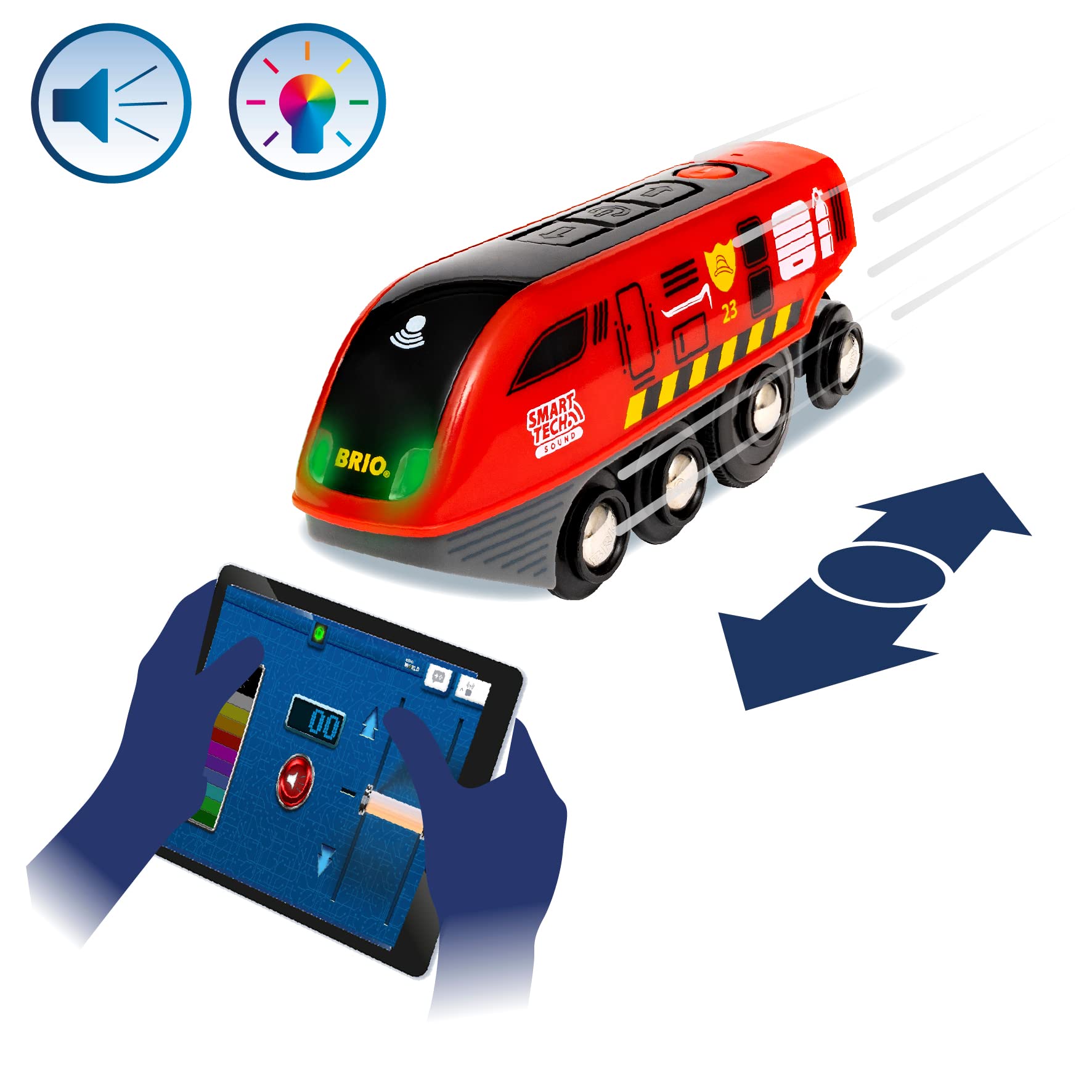 brio-world-36004-smart-tech-sound-feuerwehreinsatz-rettungsset-41-teilig image 6