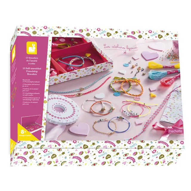 janod-les-ateliers-bijoux-set-f-r-13-freundschaftsarmb-nder-neon image 1