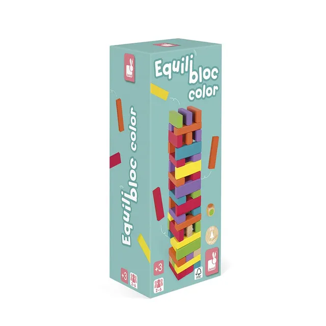 janod-j02012-equilibloc-holzturm-geschicklichkeitsspiel image 1