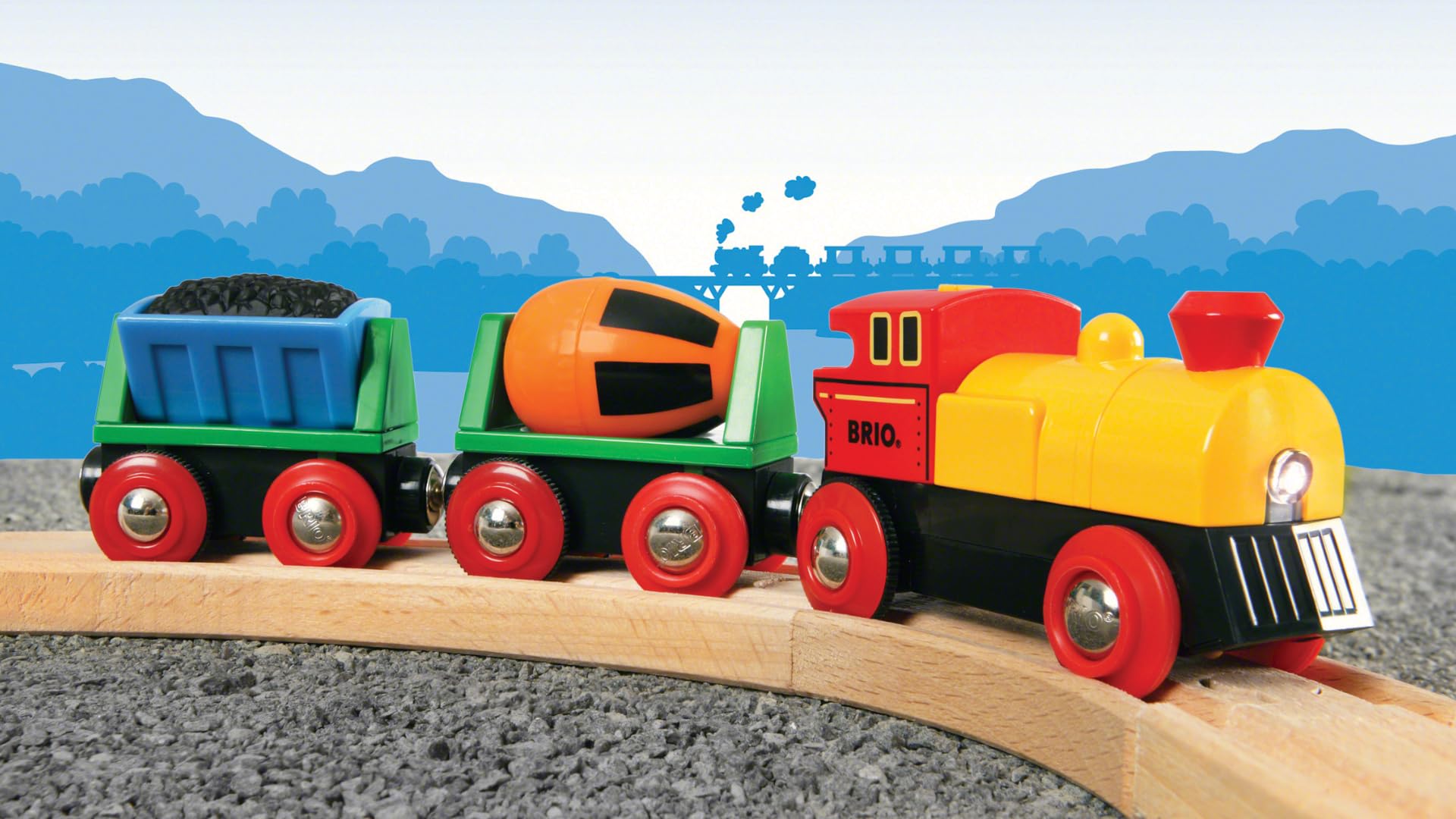 brio-world-zug-mit-batterielok-und-2-waggons image 3