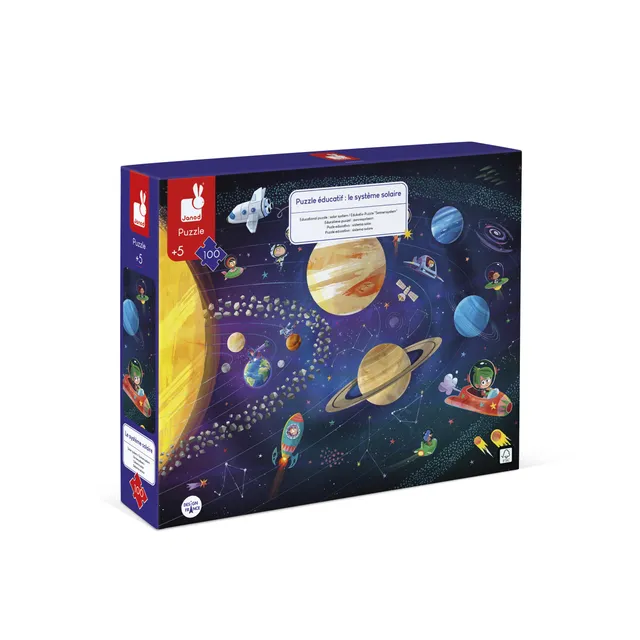janod-sonnensystem-j02678-100-teiliges-kinderpuzzle image 1