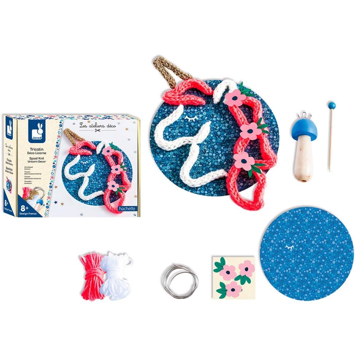 janod-les-ateliers-d-co-strickliesel-einhorn-deko-bastelset image 7