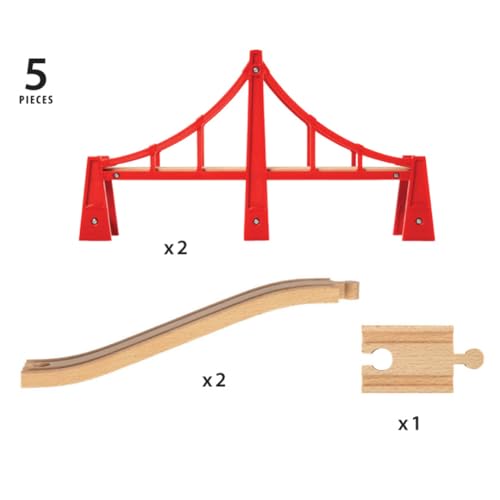 brio-world-h-ngebr-cke-holzeisenbahn-zubeh-r-zwei-br-ckenmodule-flexibel-kombini image 8