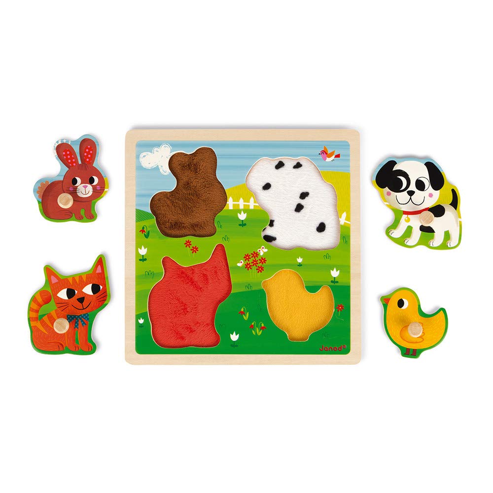 janod-tast-puzzle-meine-ersten-tiere-holz-4-teile-ab-12-monaten image 3