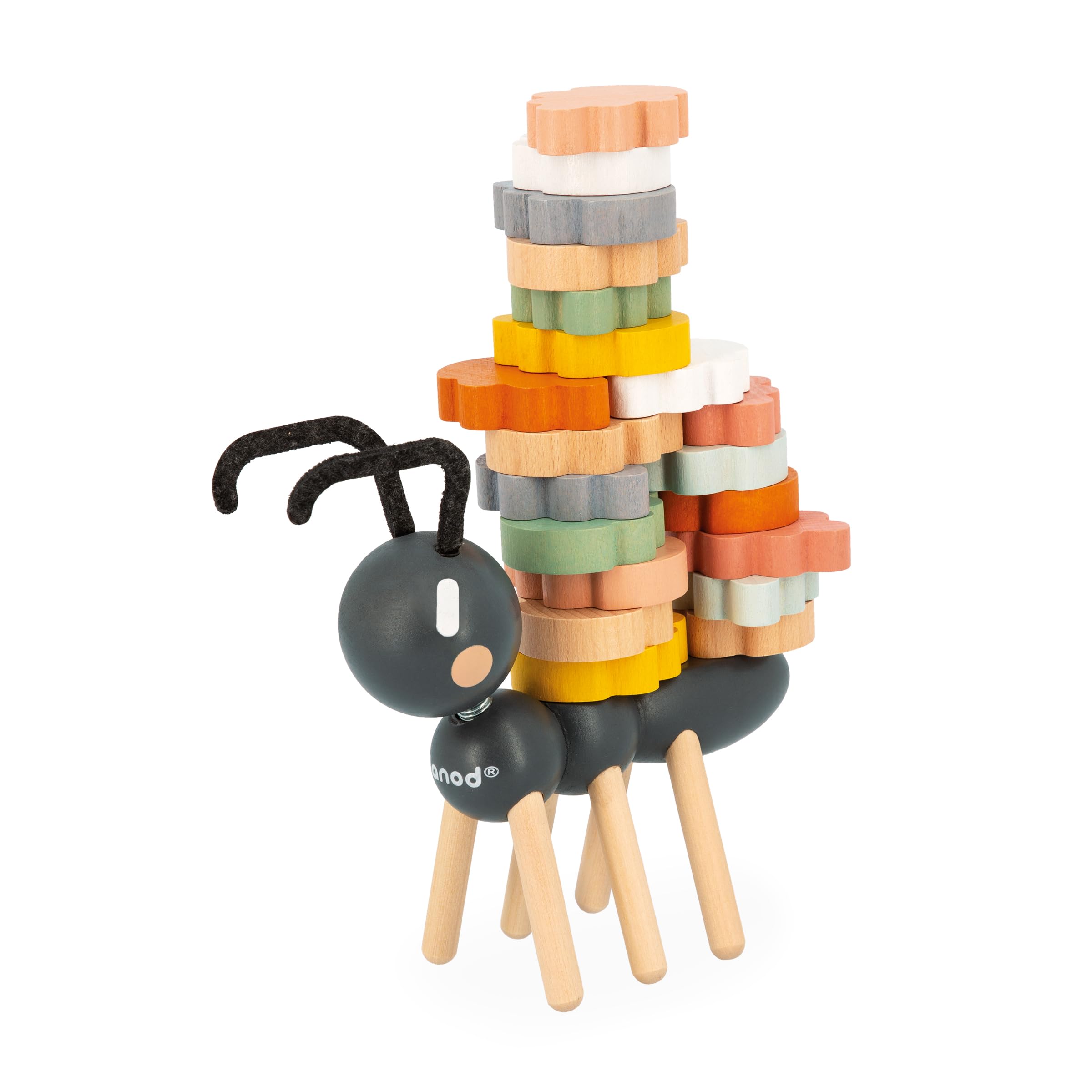 janod-sweet-cocoon-j04053-balancierspiel-ameise-stapelspiel-holz image 4