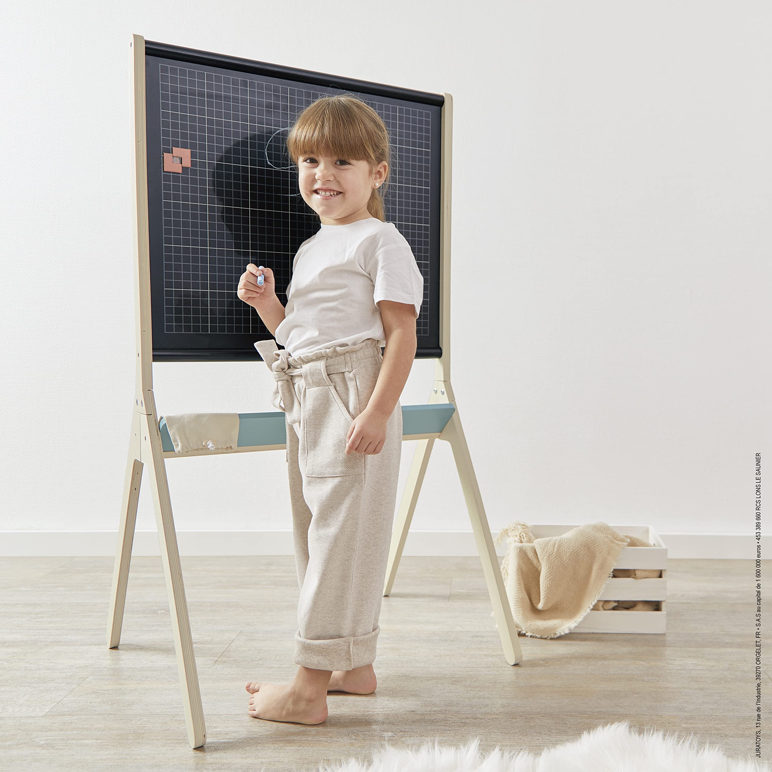janod-klassische-doppelseitige-magnettafel-standtafel-mit-20-magneten image 7