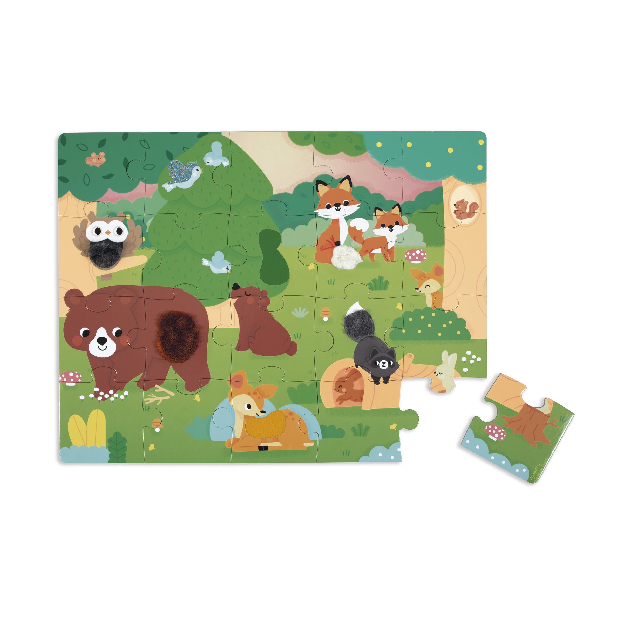 janod-taktiles-kinderpuzzle-bauernhof-20-teile-mit-strukturen image 2