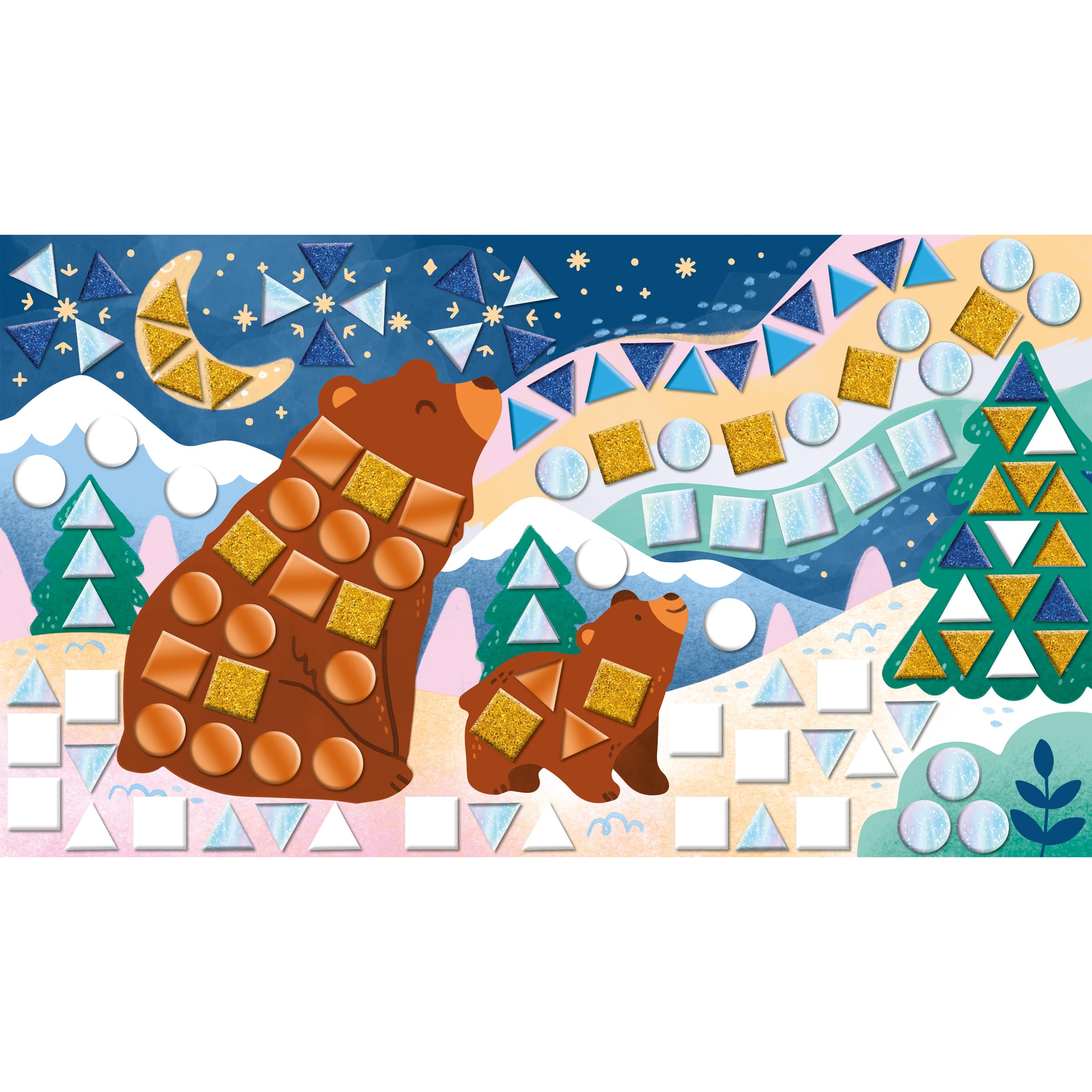 janod-j09151-mosaikset-schaumstoff-winter-3-bilder-bastelset image 6