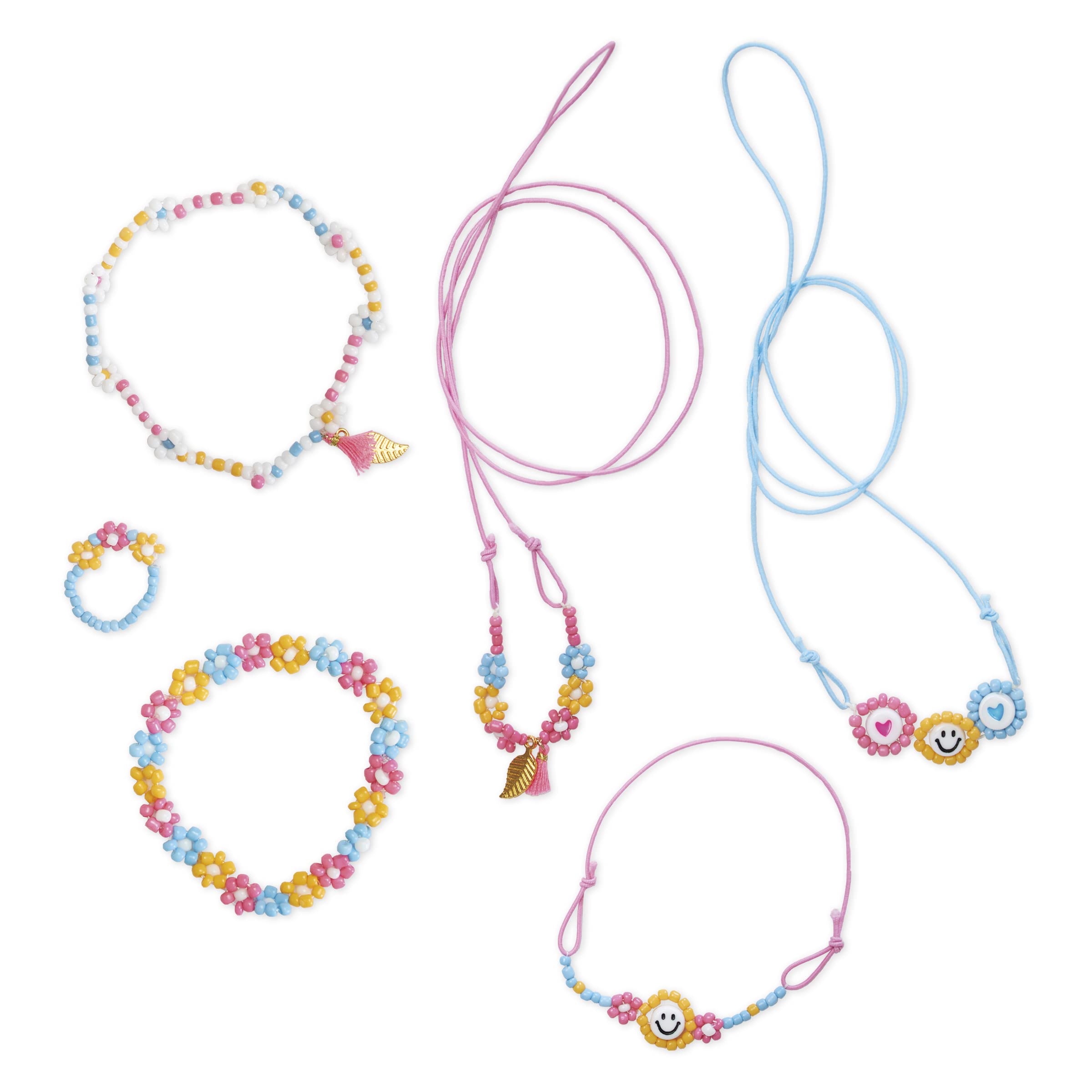 janod-les-ateliers-bijoux-bastelset-blumenschmuck-aus-bastelperlen image 2