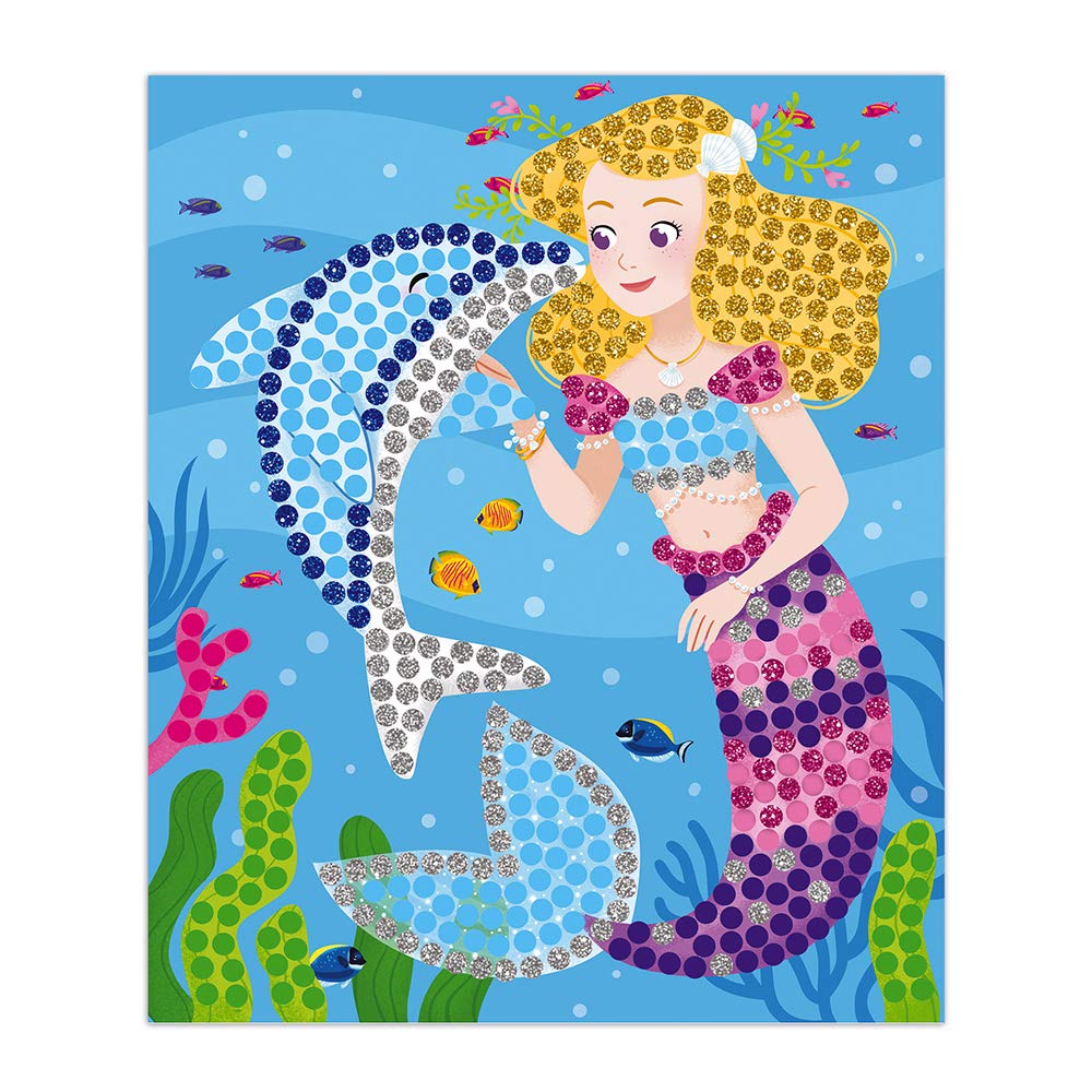 janod-j07961-mosaik-set-delfin-und-meerjungfrauen-les-ateliers-du-calme image 4