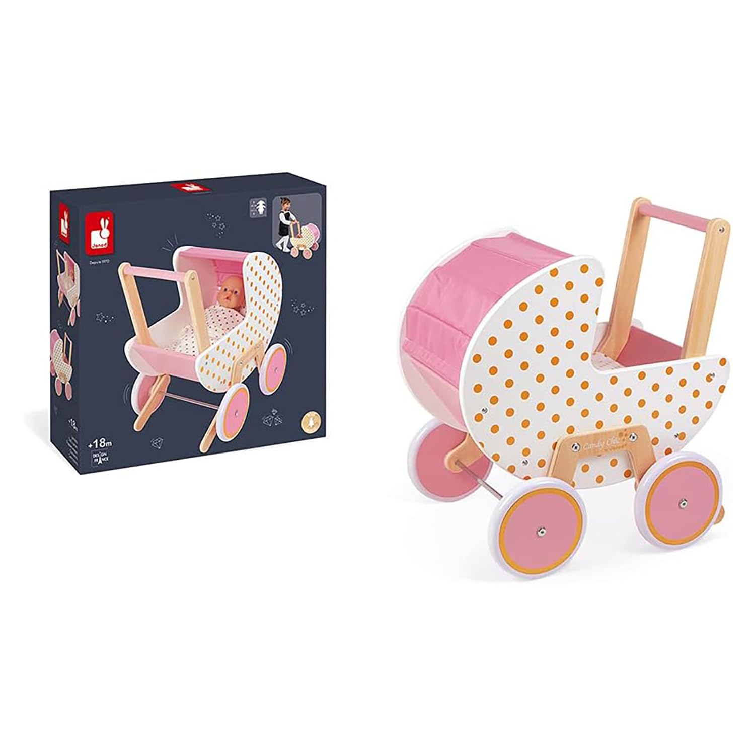 janod-candy-chic-j05886-holz-puppenwagen-mit-zubeh-r image 8