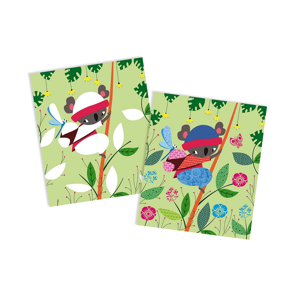 janod-kreativ-set-rubbelkarten-h-bsche-tiere-10-karten-mit-stempeln image 2