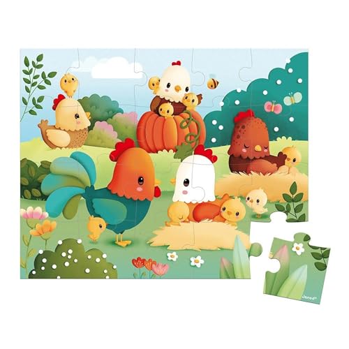janod-puzzle-willkommen-auf-dem-h-hnerhof-20-teile-j03320 image 6