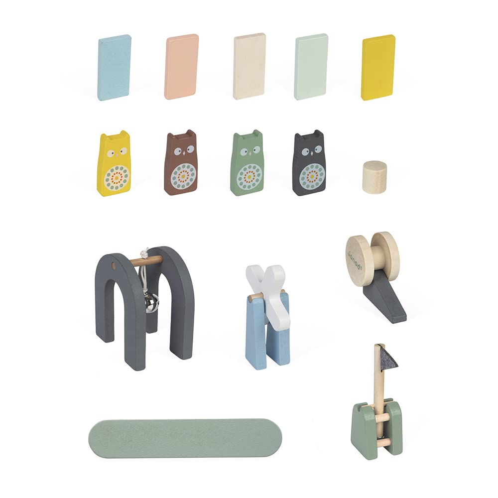 janod-sweet-cocoon-j04404-28-holzdominos-100-teiliges-domino-parcours-set-pastel image 5