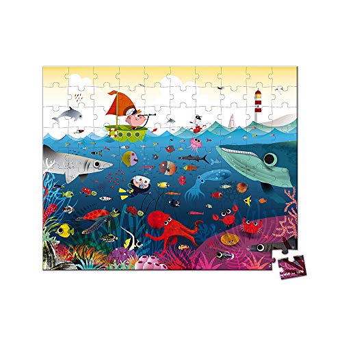janod-j02947-kinder-puzzle-unterwasserwelt-100-teile-im-koffer image 6
