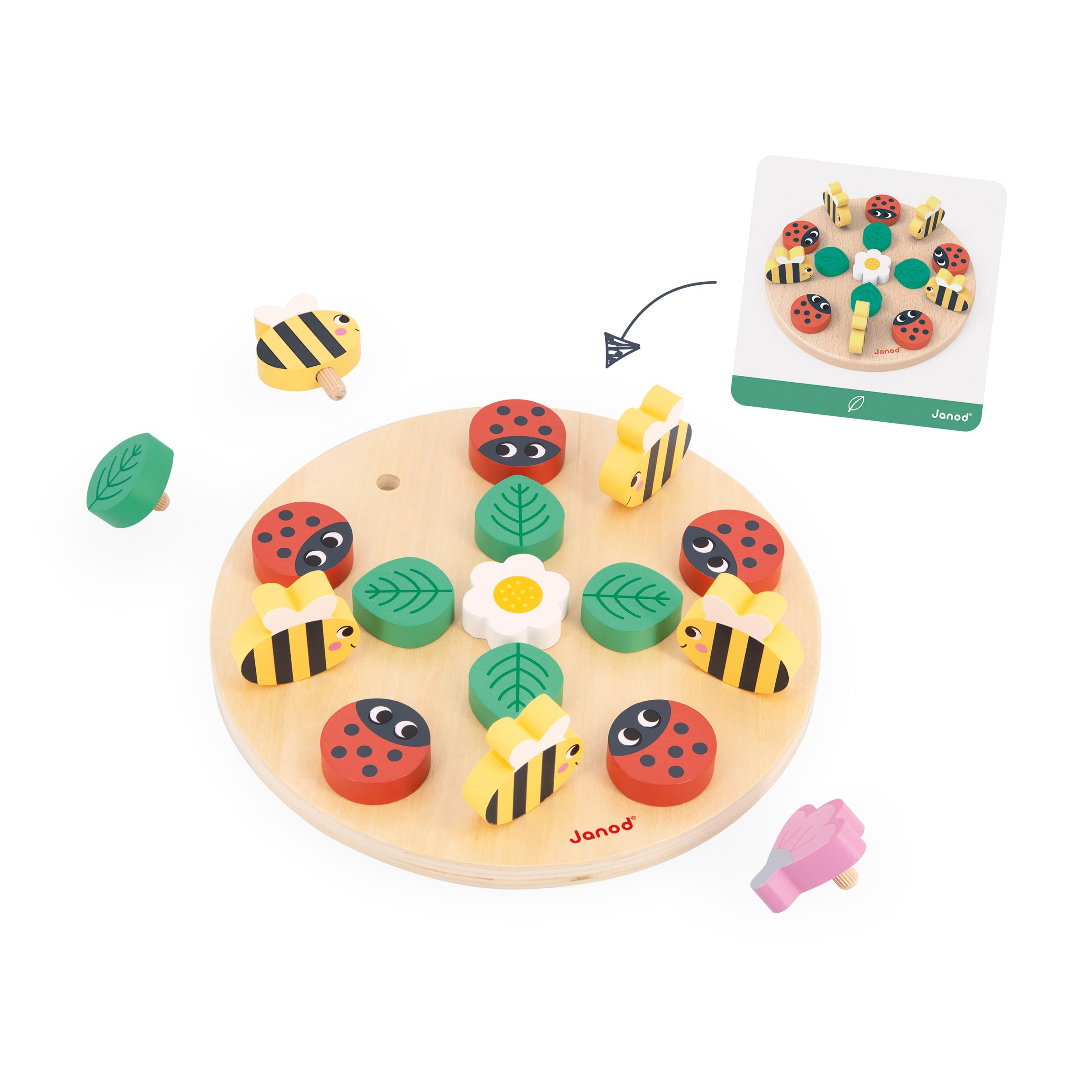 janod-mein-erstes-mandala-garten-j05084-holz-legespiel-ab-24-monaten image 2