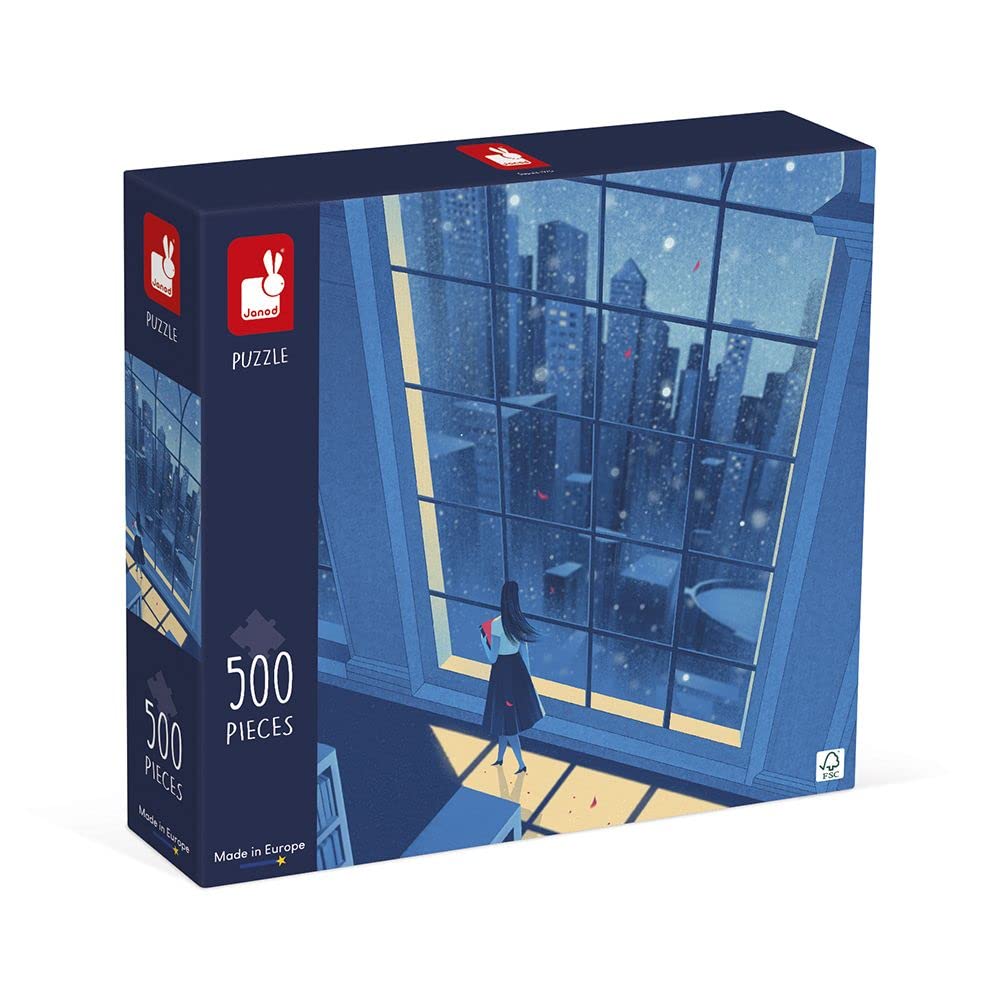 janod-puzzle-die-blaue-nacht-500-teile-familienpuzzle-48-x-34-cm-ab-8-jahren image 1