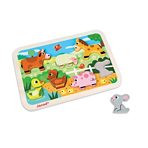 janod-chunky-puzzle-bauernhoftiere-j07055-holz-steckpuzzle-7-teile image 7