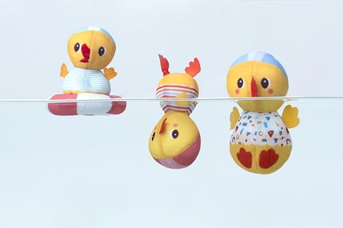 lilliputiens-3-schwimmende-badeenten-mit-ring-badespielzeug image 8
