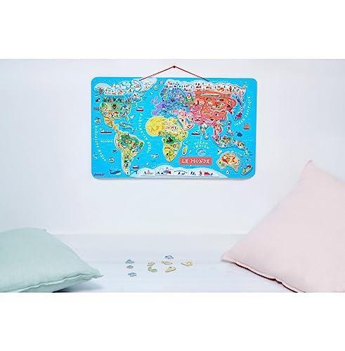 janod-magnetische-weltkarte-j05504-92-teiliges-holz-magnetpuzzle image 8