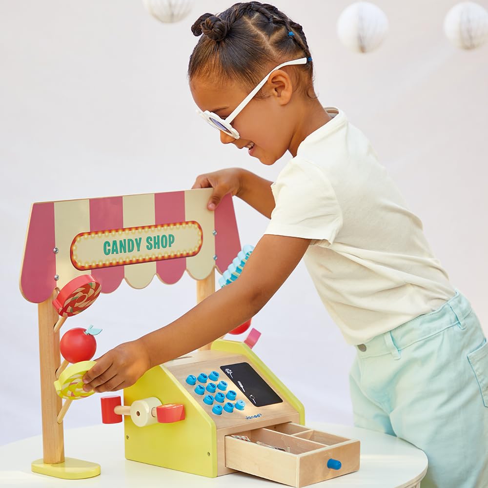 janod-j03350-kinder-kaufladen-applepop-mit-kasse-19-teile-ab-3-jahre image 7