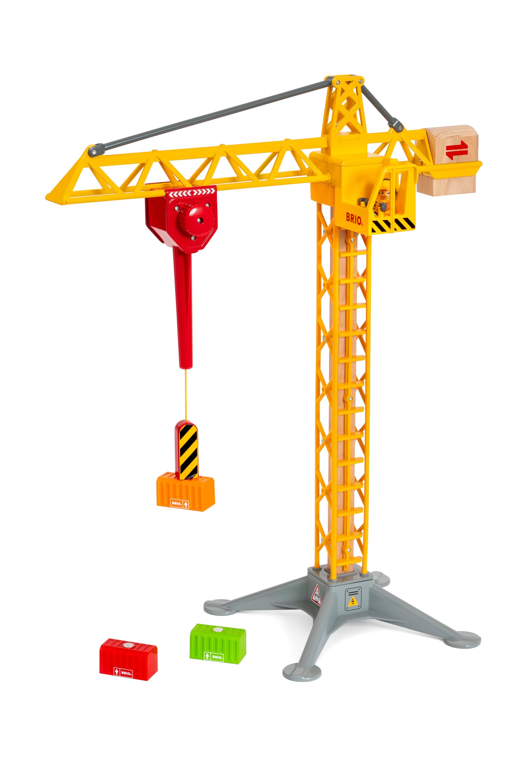 brio-world-gro-er-baukran-mit-licht-33835-holzeisenbahn-baustelle image 7