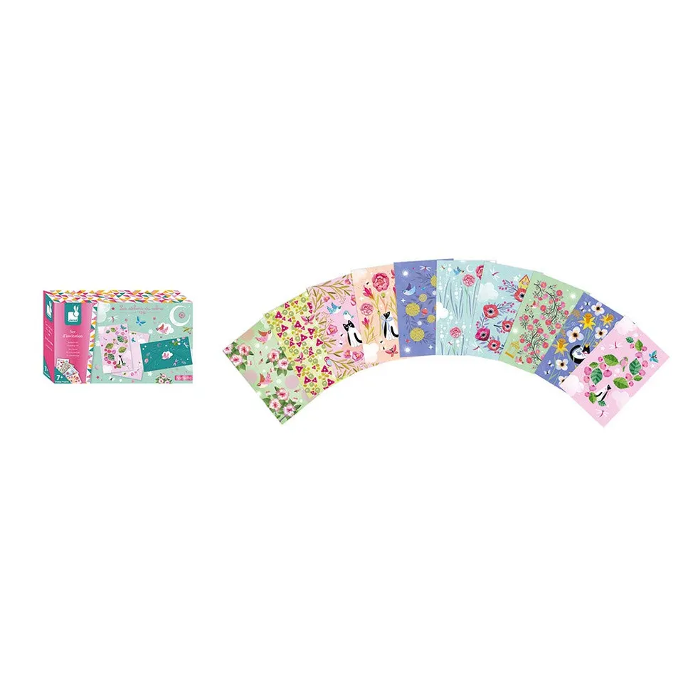 janod-kreativ-set-einladungskarten-zum-bekleben-10-st-ck image 1