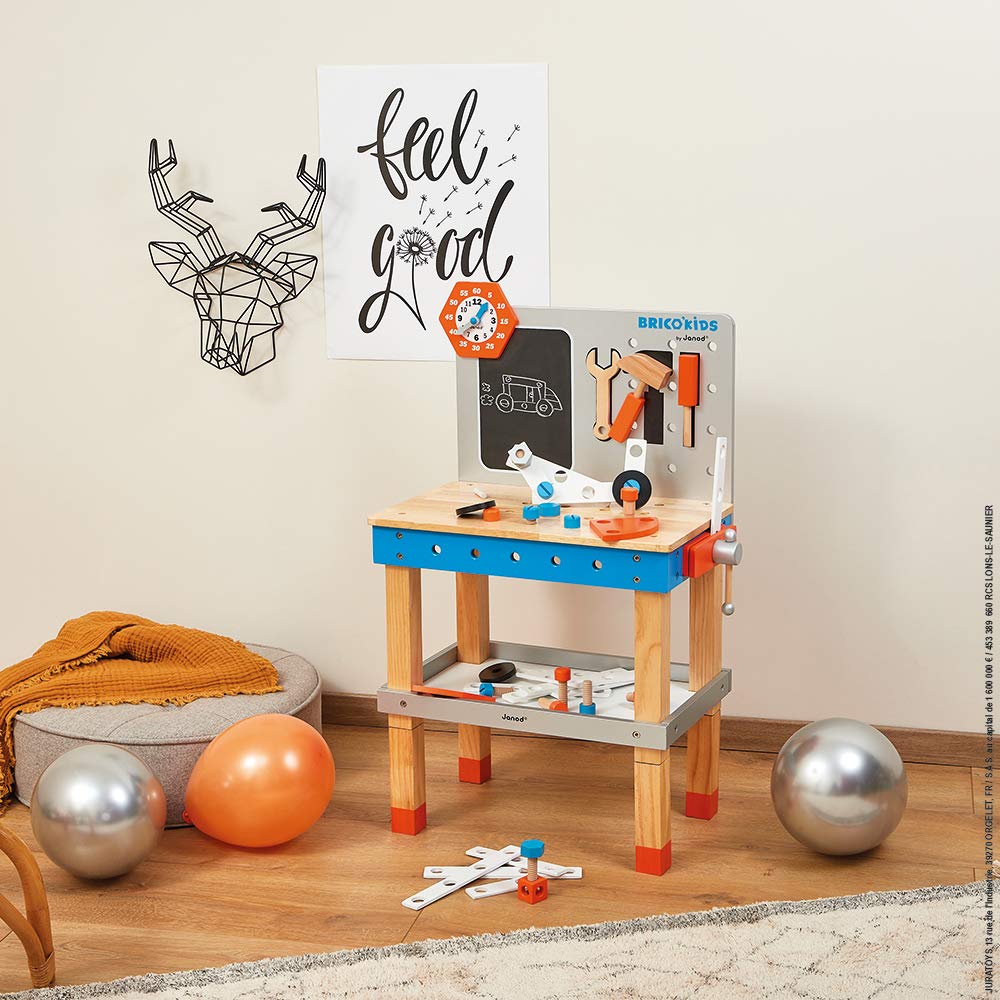 janod-brico-kids-riesige-magnetische-holz-werkbank image 2