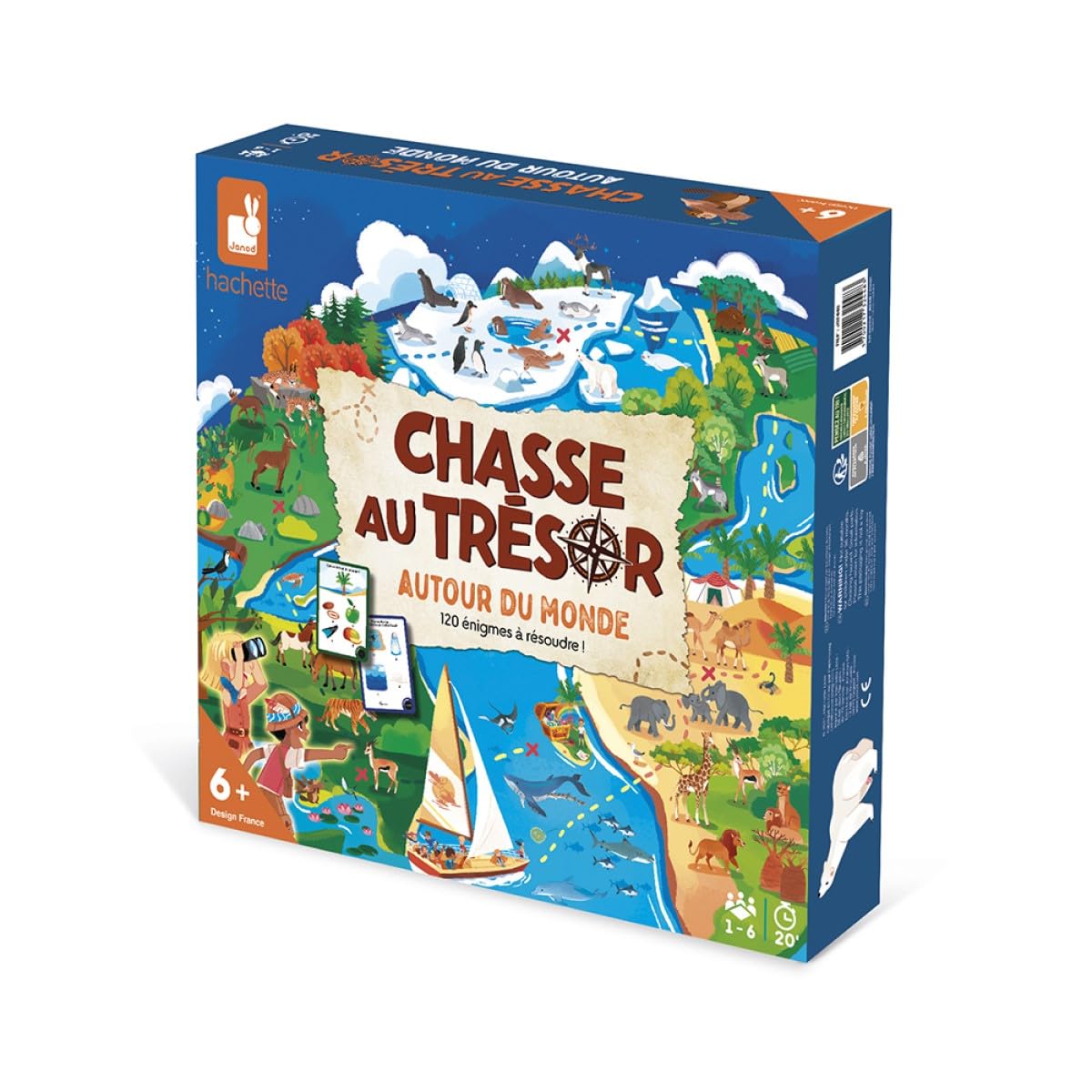janod-chasse-au-tr-sor-autour-du-monde-schatzsuche-spiel image 6