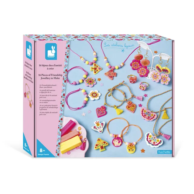 janod-schmuckset-j09186-16-freundschafts-schmuckst-cke-polymer-charms image 1