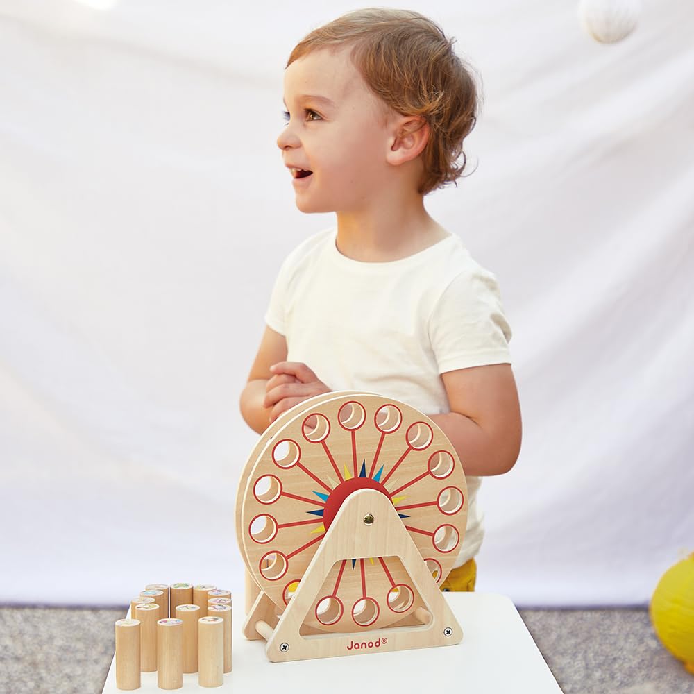 janod-riesenrad-applepop-j03358-holz-strategiespiel-mit-16-figuren-ab-5-jahren image 6