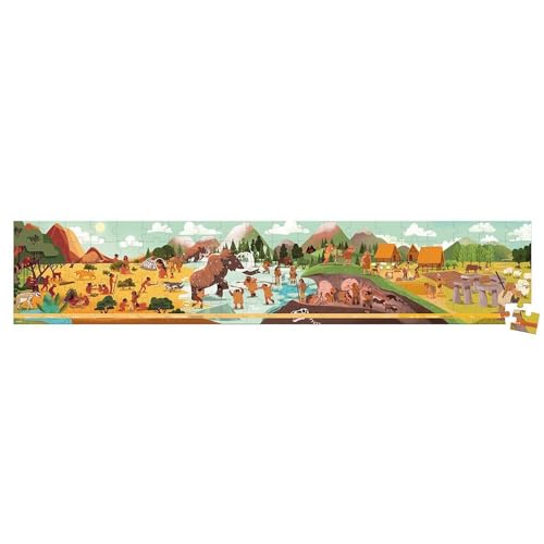 janod-puzzle-die-urgeschichte-100-teile-panorama-j02546 image 6
