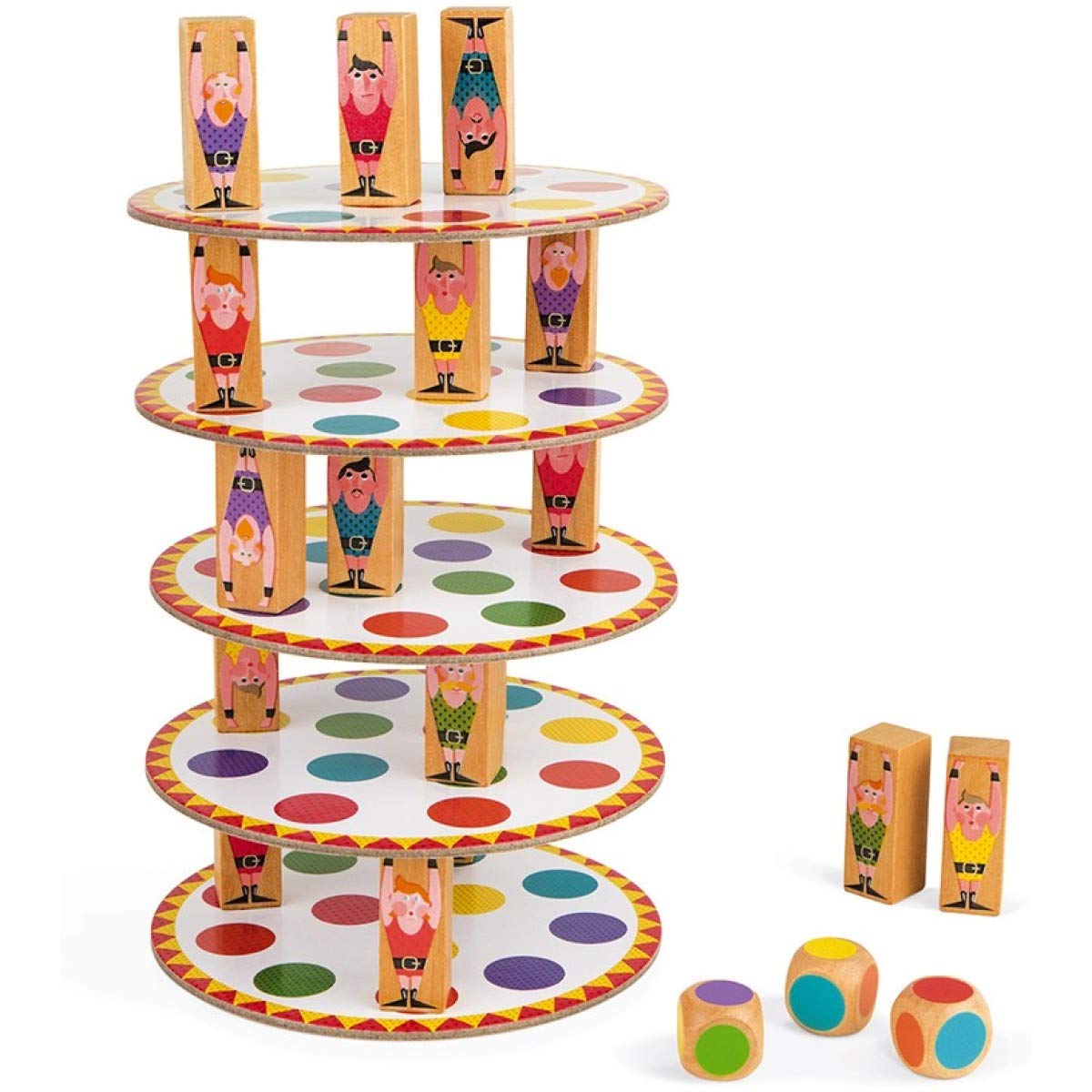 janod-acrobat-geschicklichkeitsspiel-j02757-stapelspiel-ab-5-jahre image 3