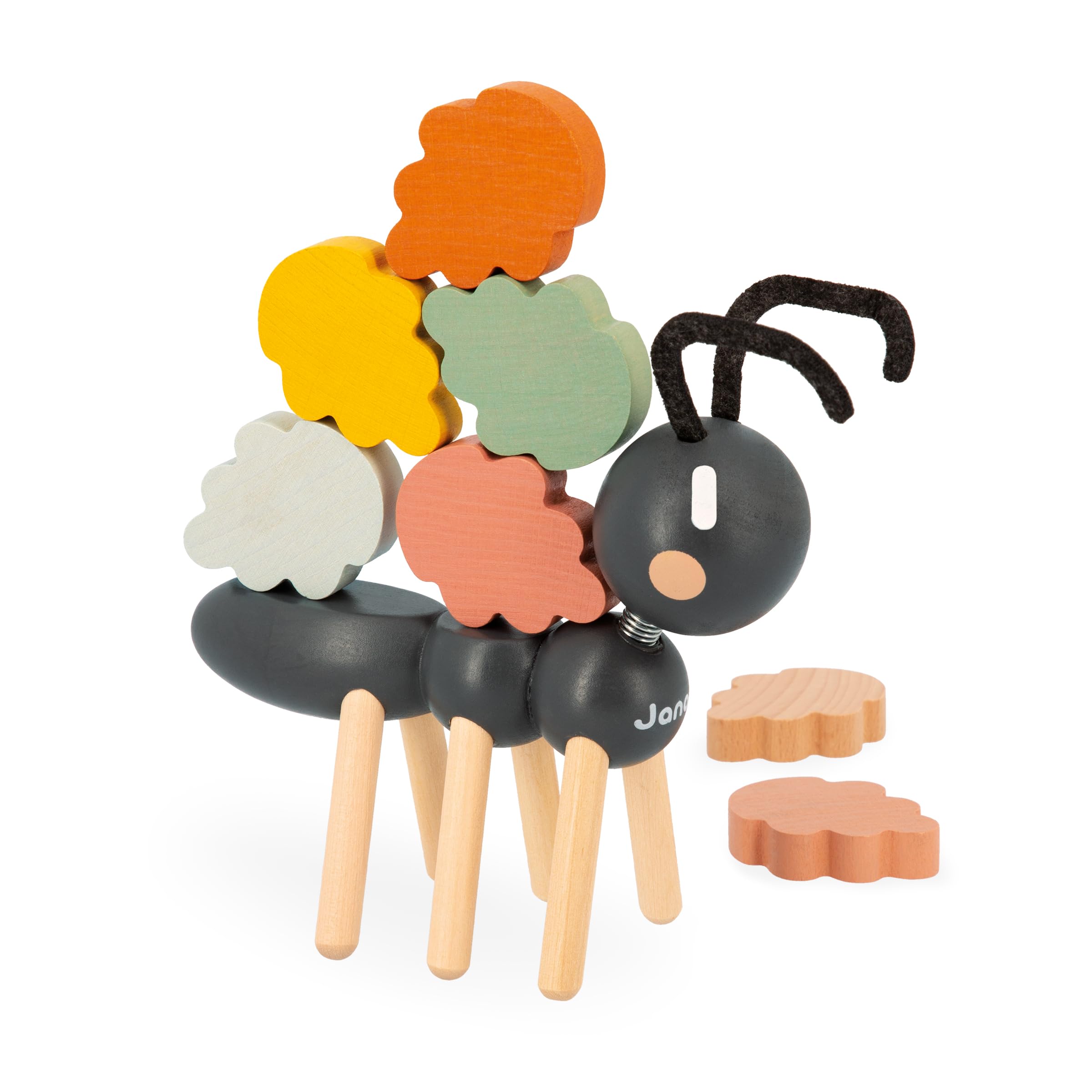 janod-sweet-cocoon-j04053-balancierspiel-ameise-stapelspiel-holz image 2