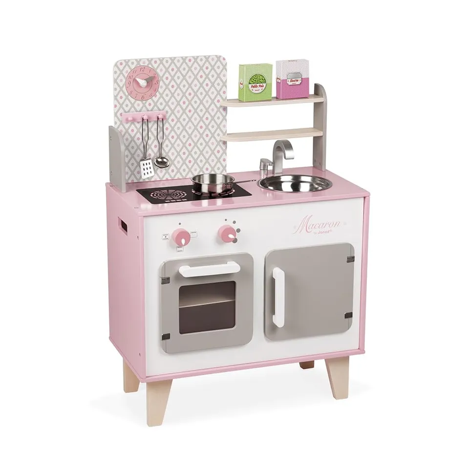 janod-kinderk-che-holz-rosa-wei-mit-zubeh-r-53x30x78-cm image 1