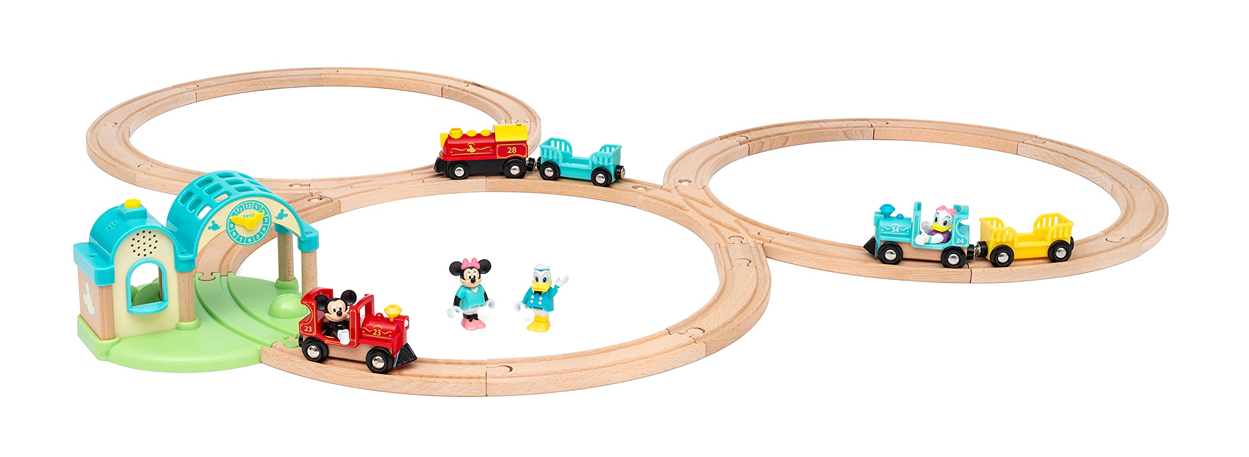 brio-world-32292-micky-maus-deluxe-set-holzeisenbahn image 2
