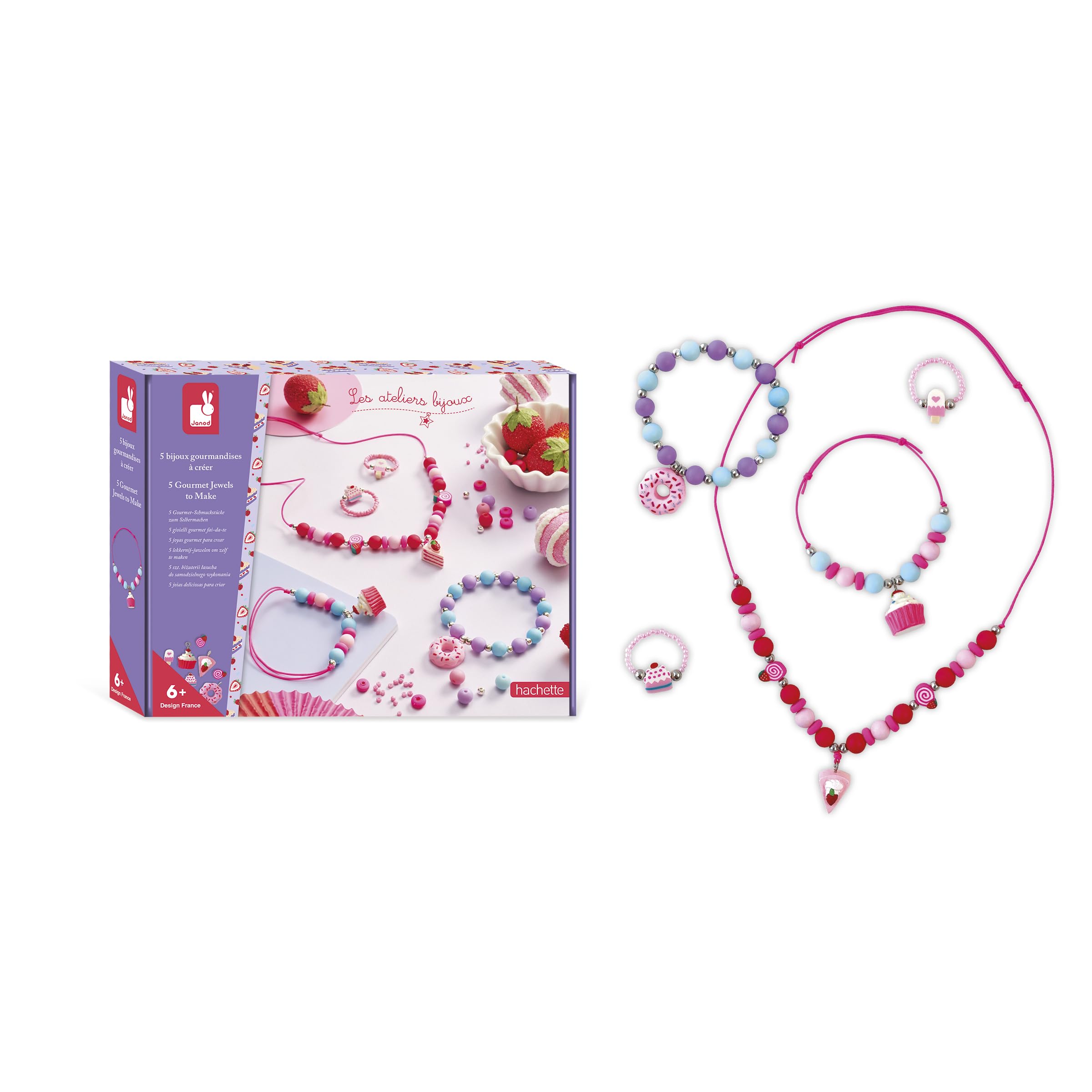 janod-schmuck-bastelset-gourmandises-j09183-5-schmuckst-cke-zum-selbermachen image 7