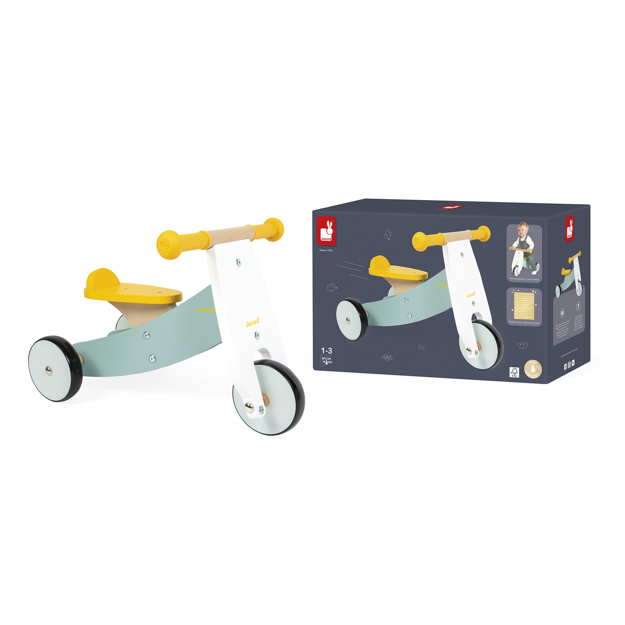 janod-dreirad-holz-individuell-gestaltbar-mit-stickerbogen-ab-12-monate image 8
