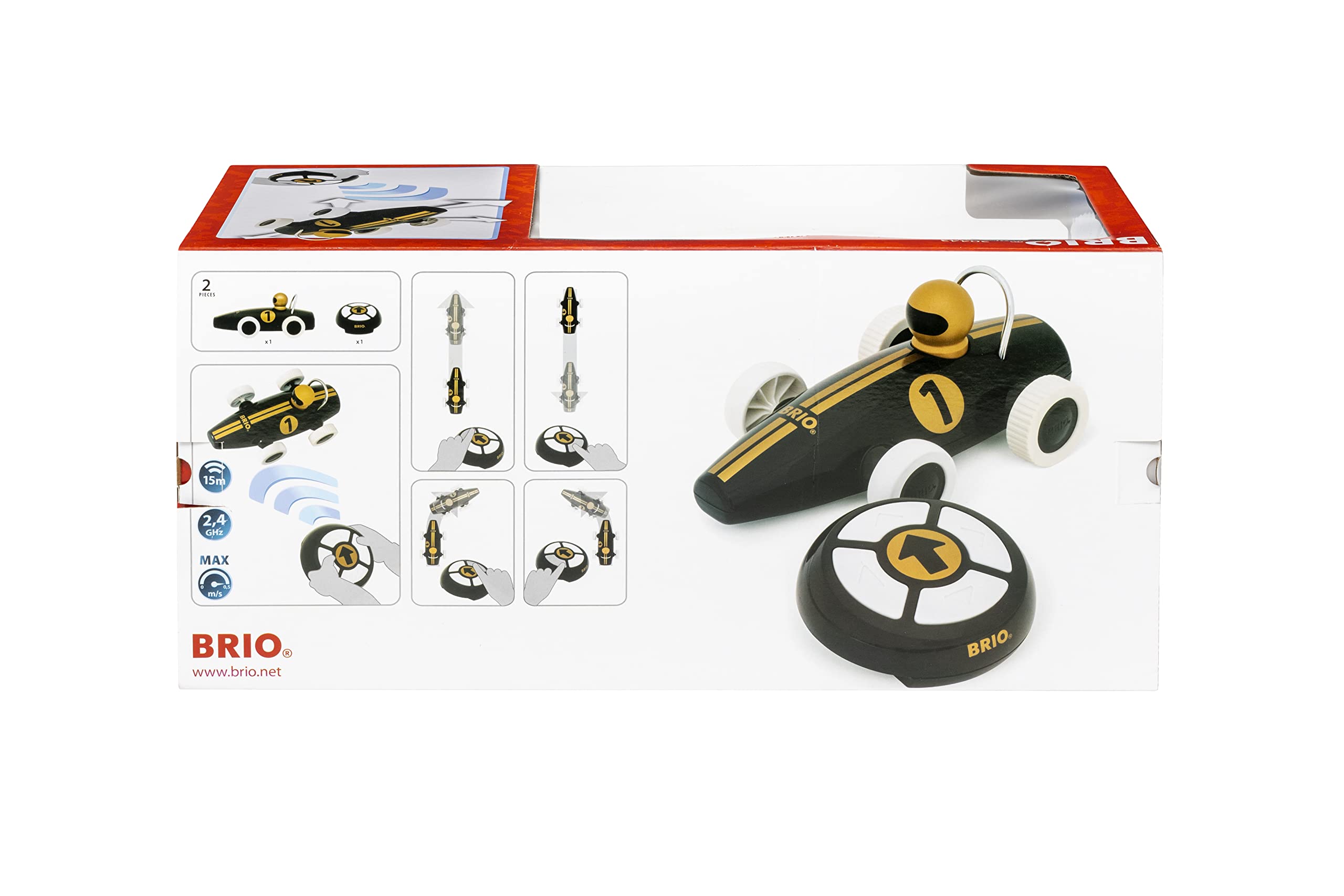 brio-30443-rc-rennwagen-schwarz-gold-ferngesteuertes-auto-ab-2-jahren image 4