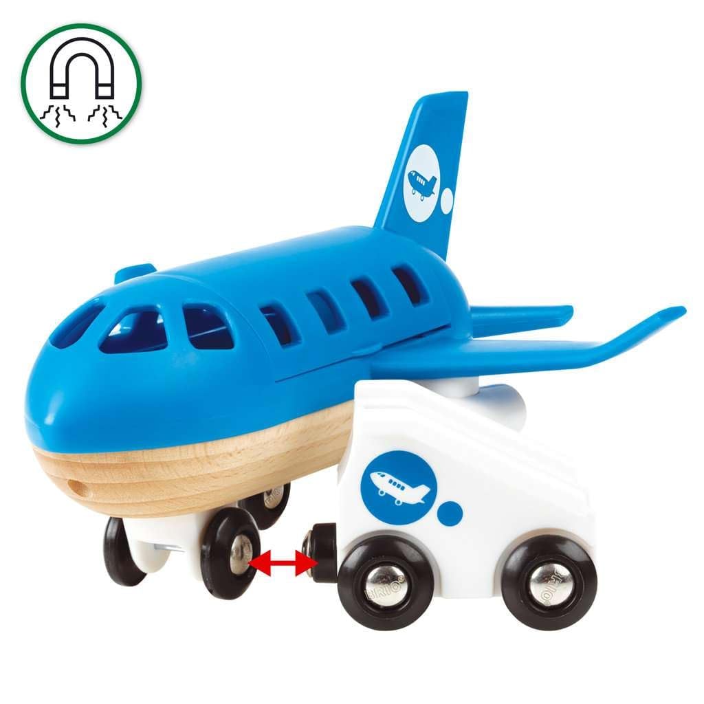 brio-world-blaues-flugzeug-mit-treppe-und-figuren-ab-3-jahre image 6