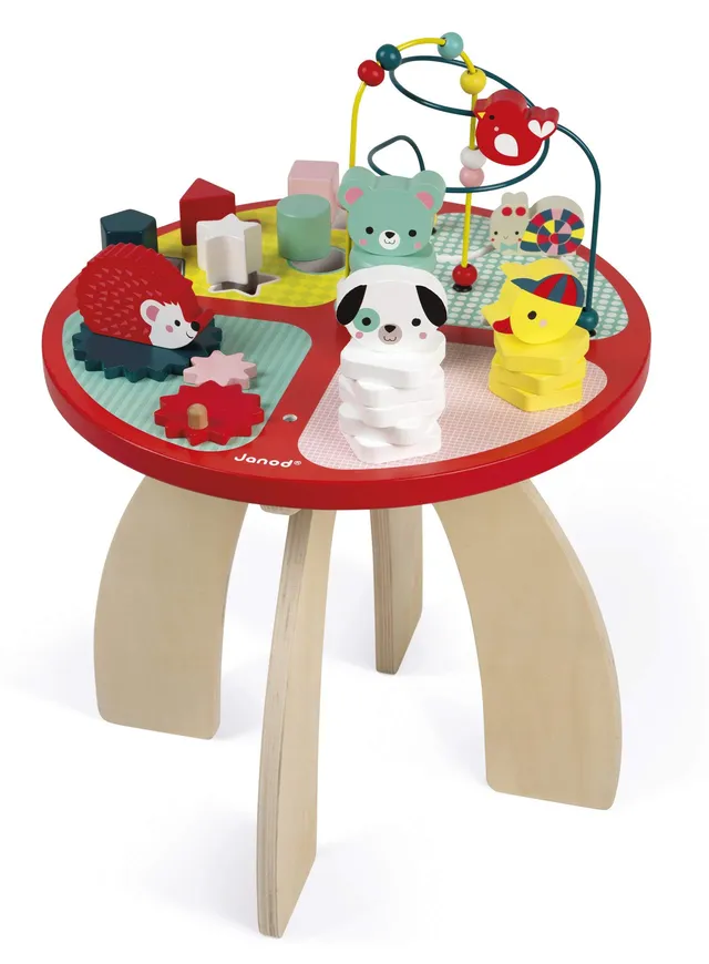 janod-baby-forest-j08018-spieltisch-aus-holz-mit-4-aktivit-ten image 1