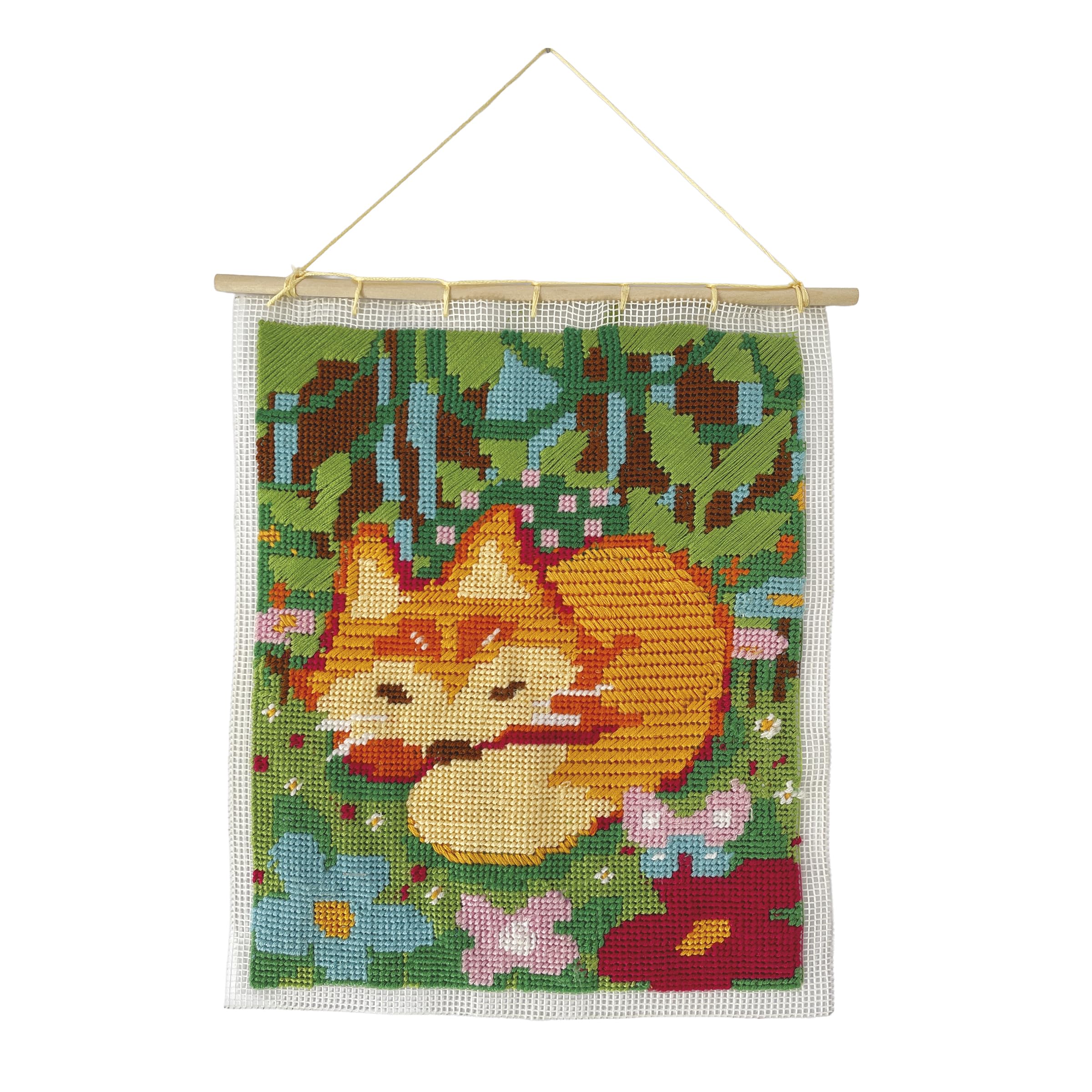 janod-kreativset-fuchs-wandbehang-stickerei-ab-8-jahren image 2